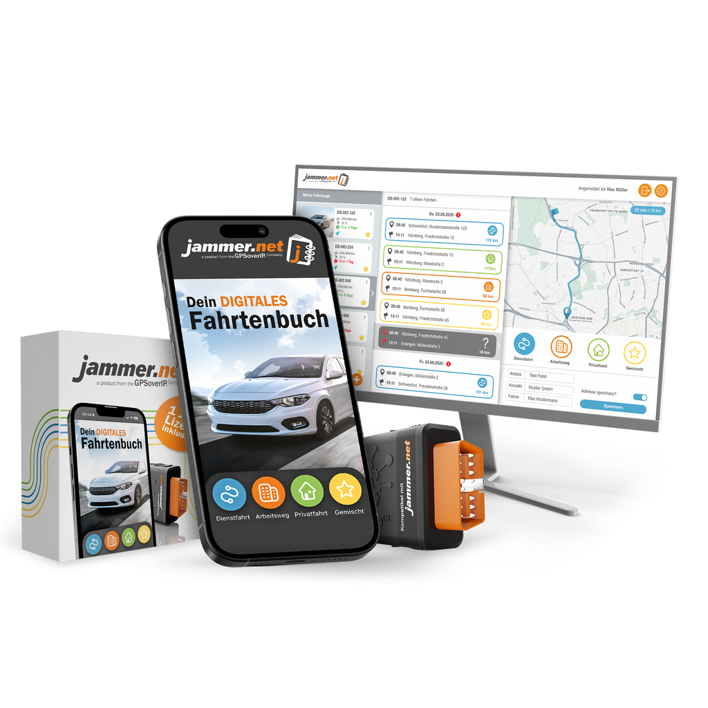 jammer.net - Das digitale Fahrtenbuch (Basispaket)