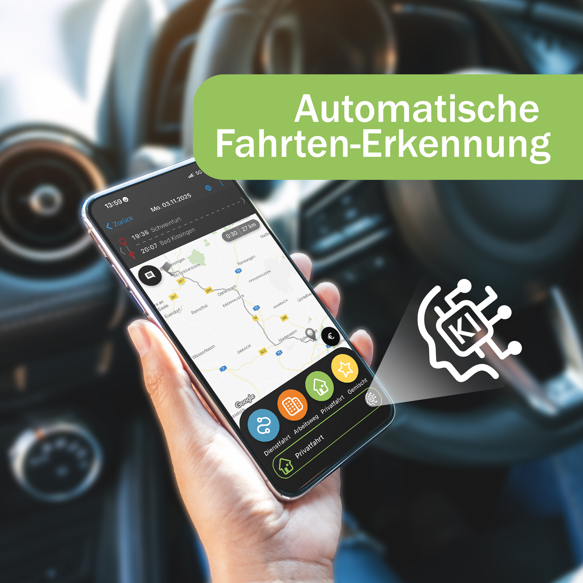 jammer.net - Das digitale Fahrtenbuch (Basispaket)