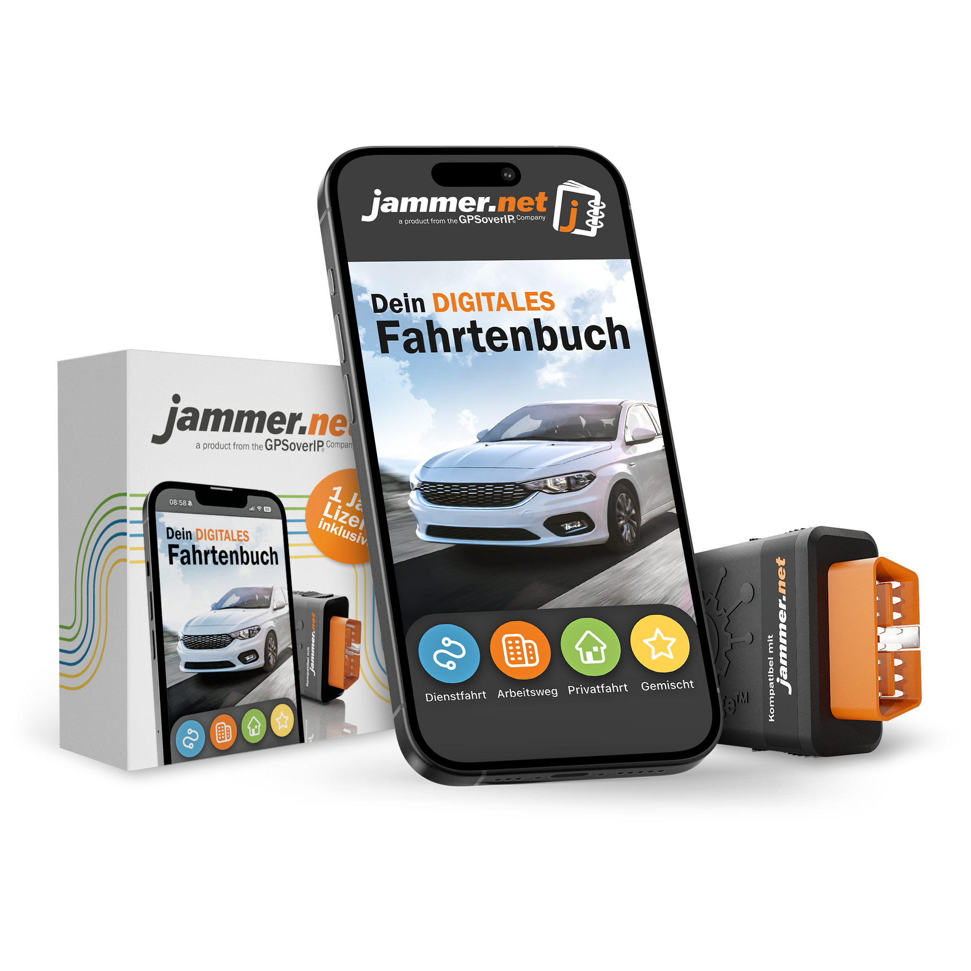 jammer.net - Das digitale Fahrtenbuch (Basispaket)